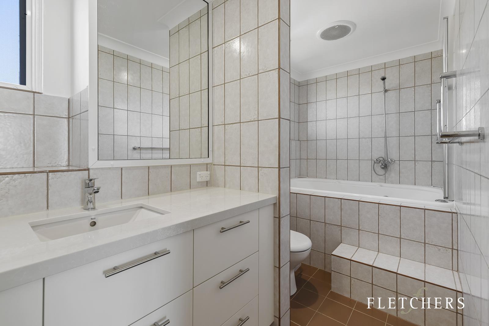 Bathroom with spa bath
